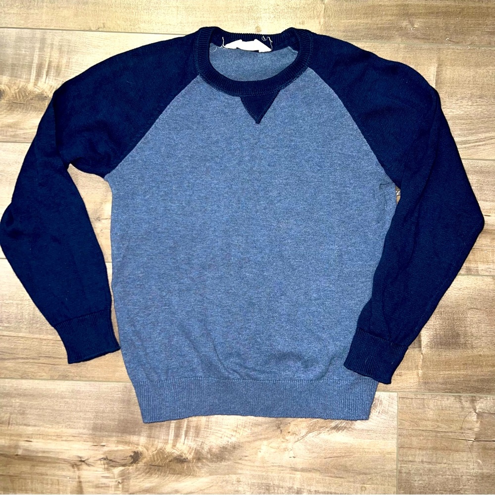 H&M Boys Long Sleeve Color block Knit Cardigan